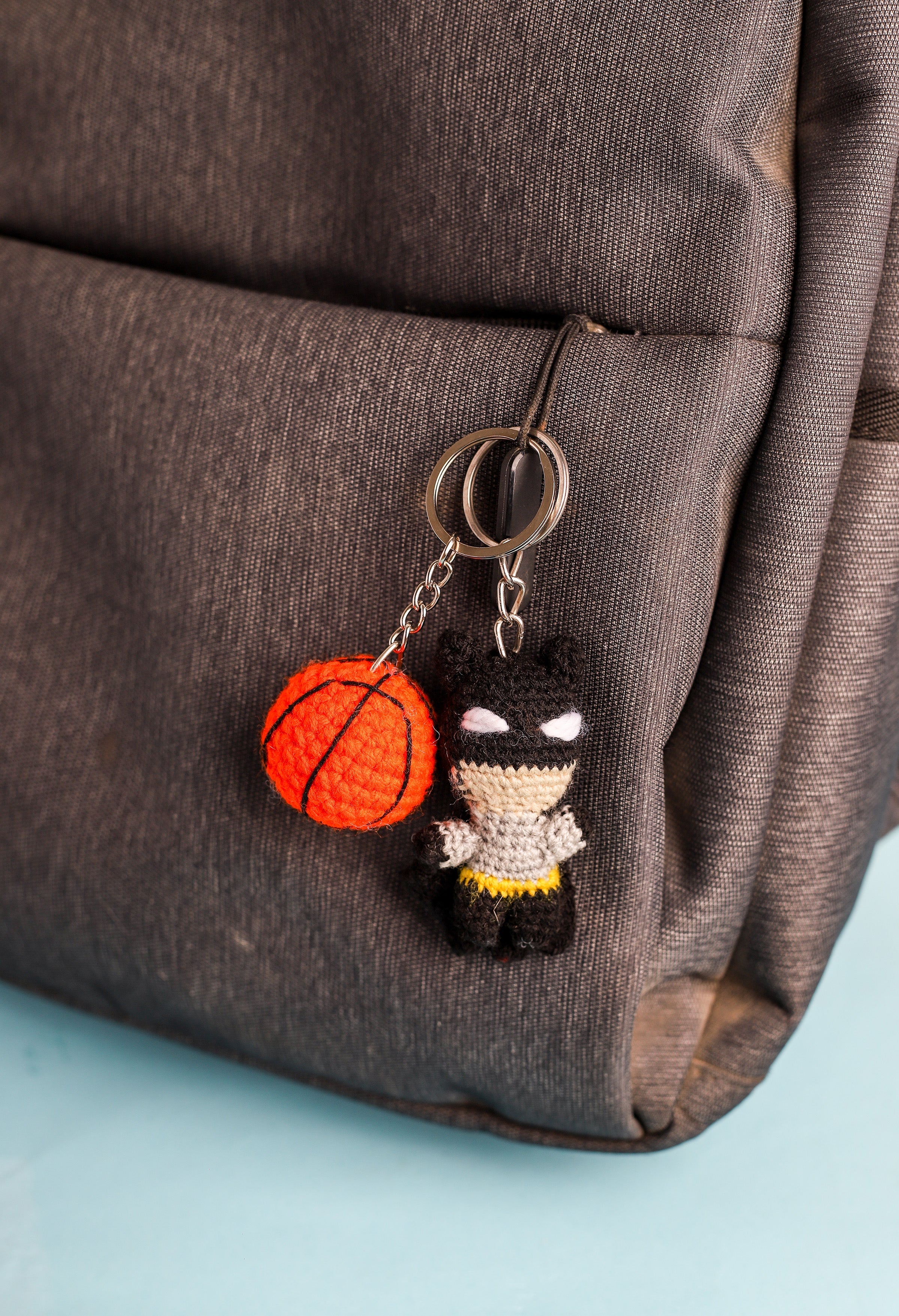 Basket Ball Keychain