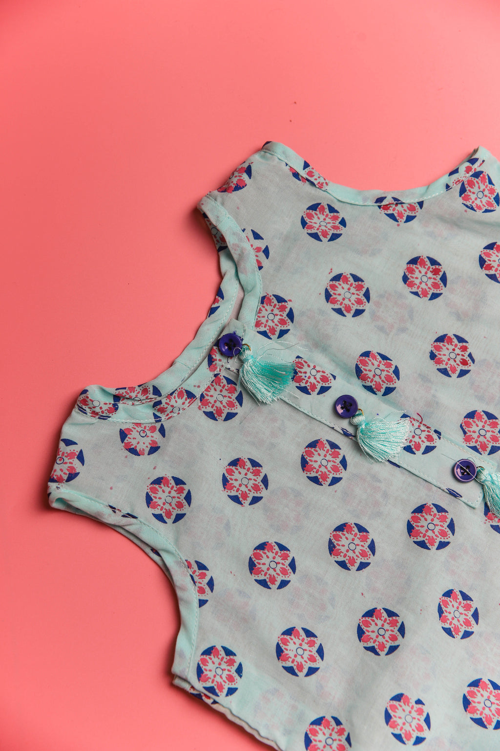 Sky Blue Petals (2 pc)
