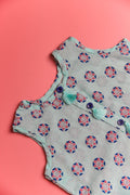 Sky Blue Petals (2 pc)