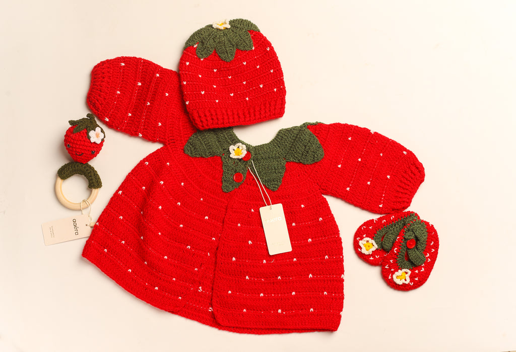 Strawberry Sweater Set
