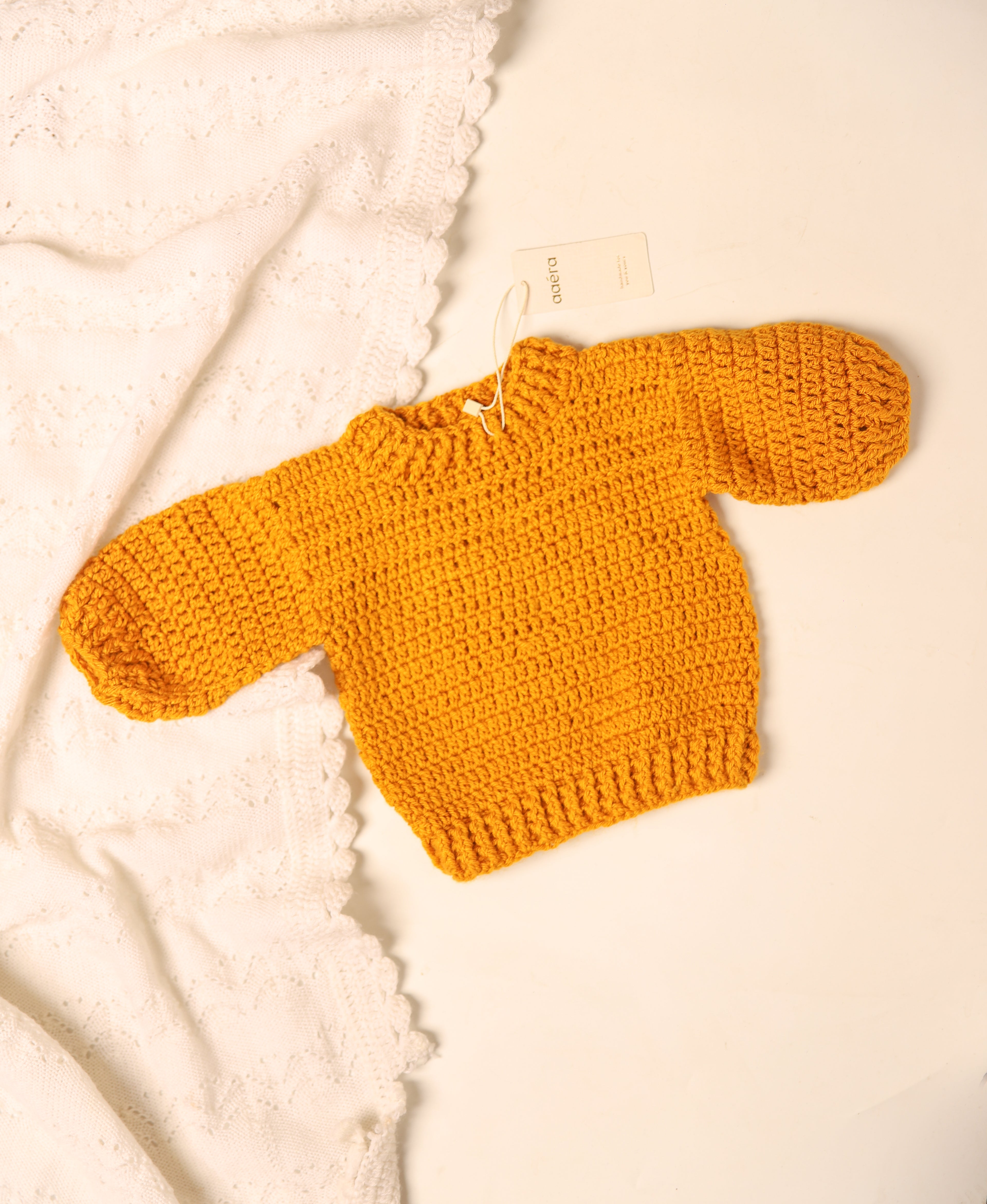 Solid Sweater - Mustard
