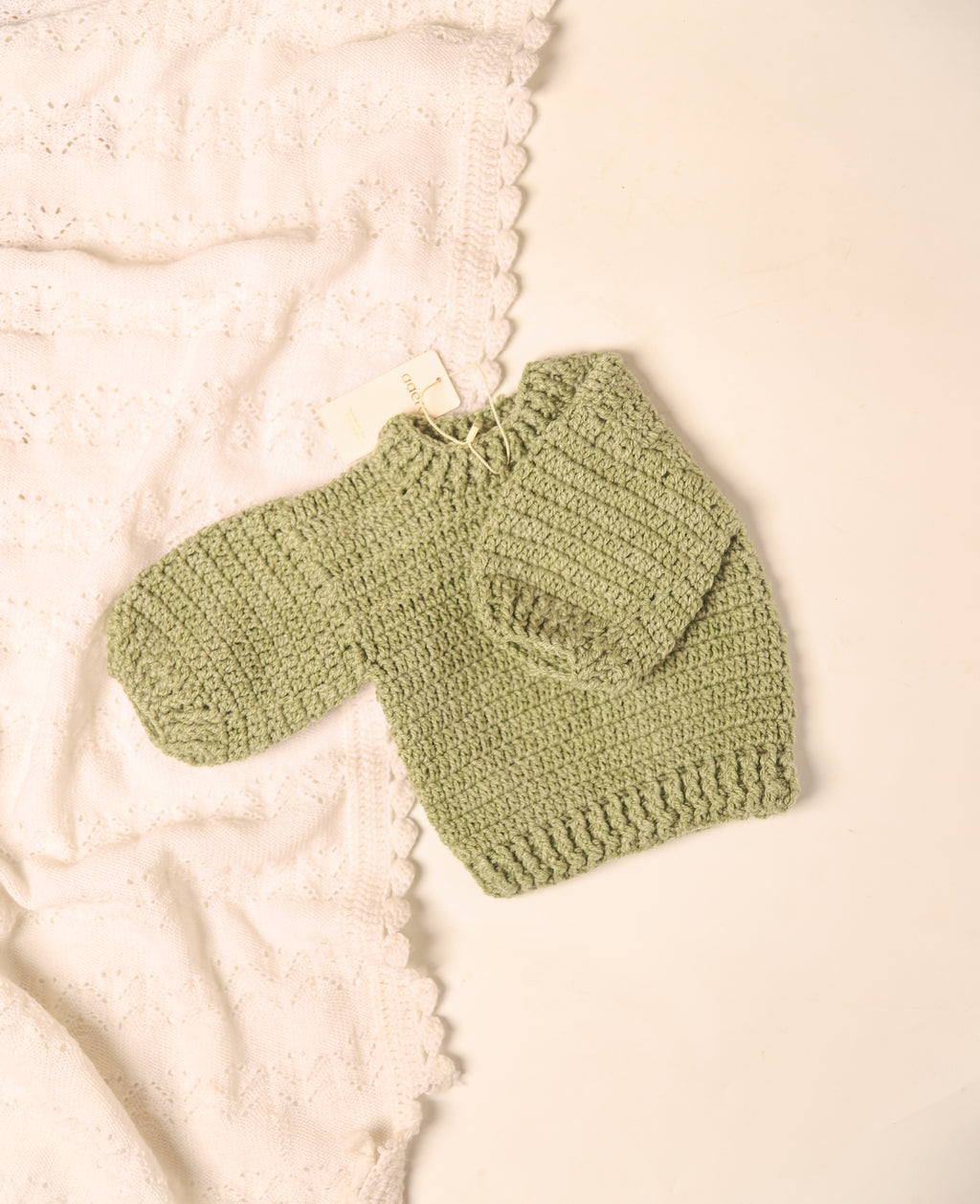 Solid Sweater - Sage green