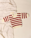 Striped Sweater - Maroon
