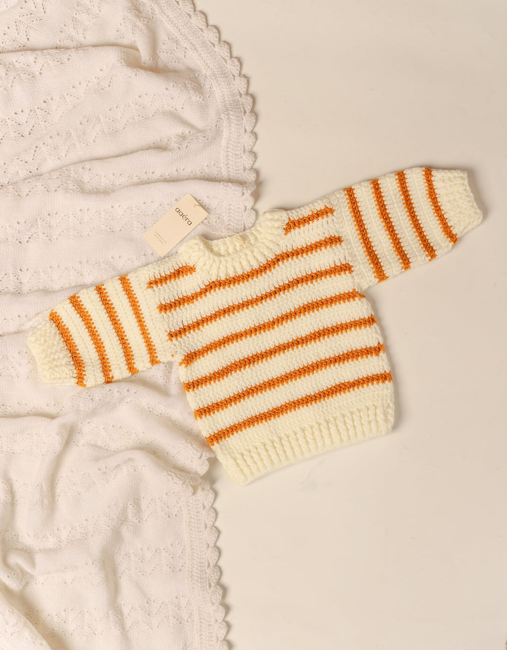 Striped Sweater - Maroon