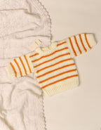 Striped Sweater - Maroon