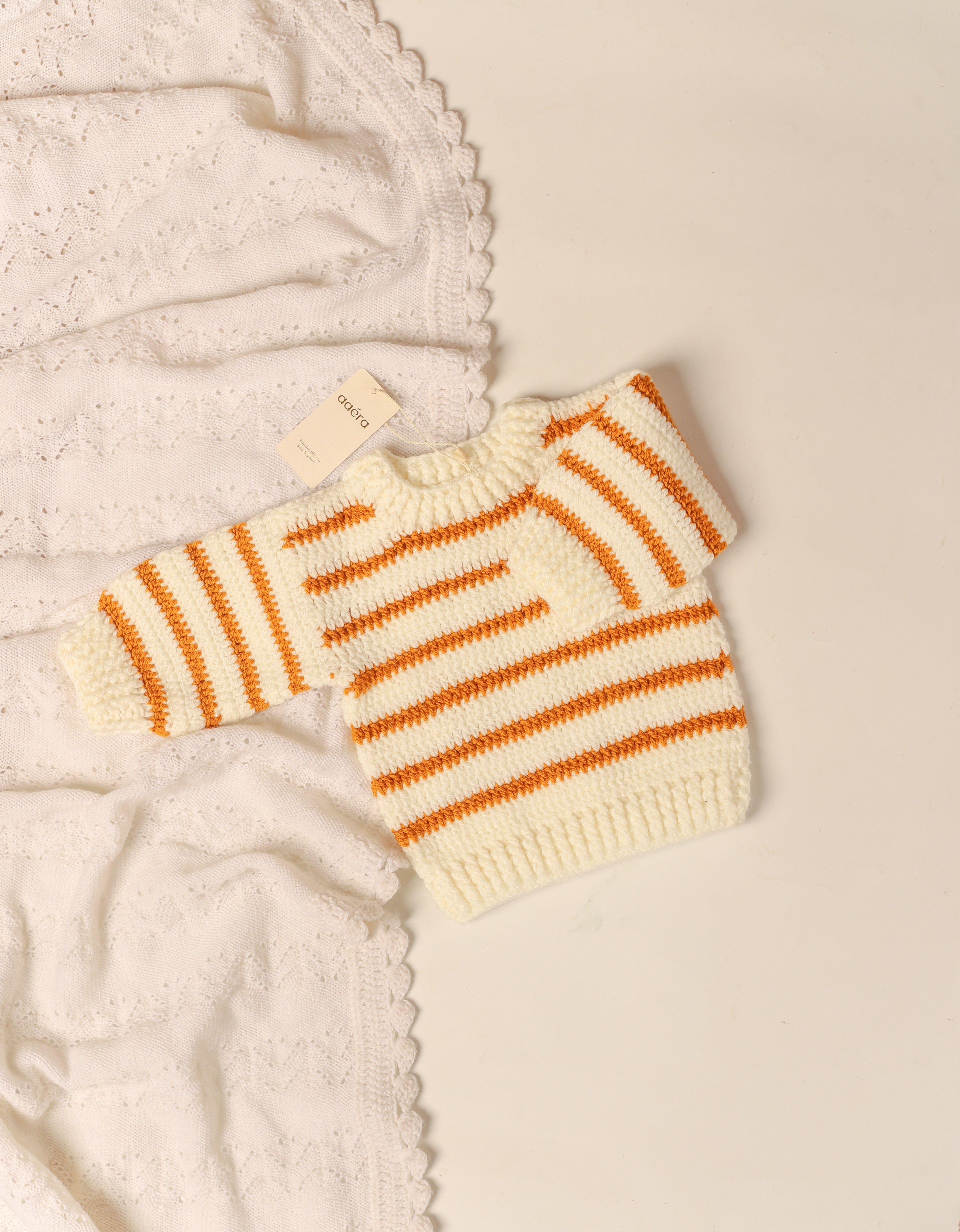 Striped Sweater - Mustard
