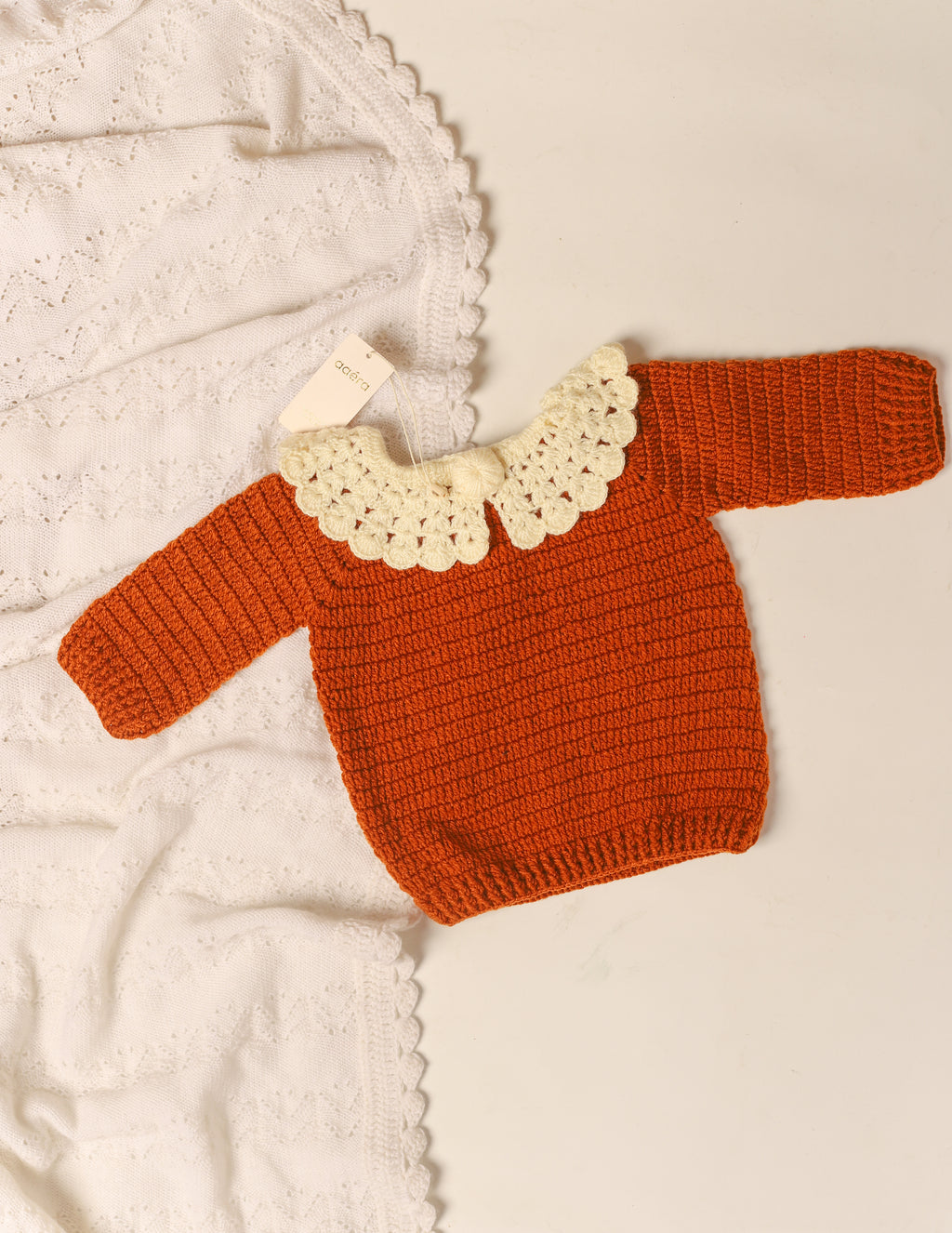 Frill Sweater - Mustard