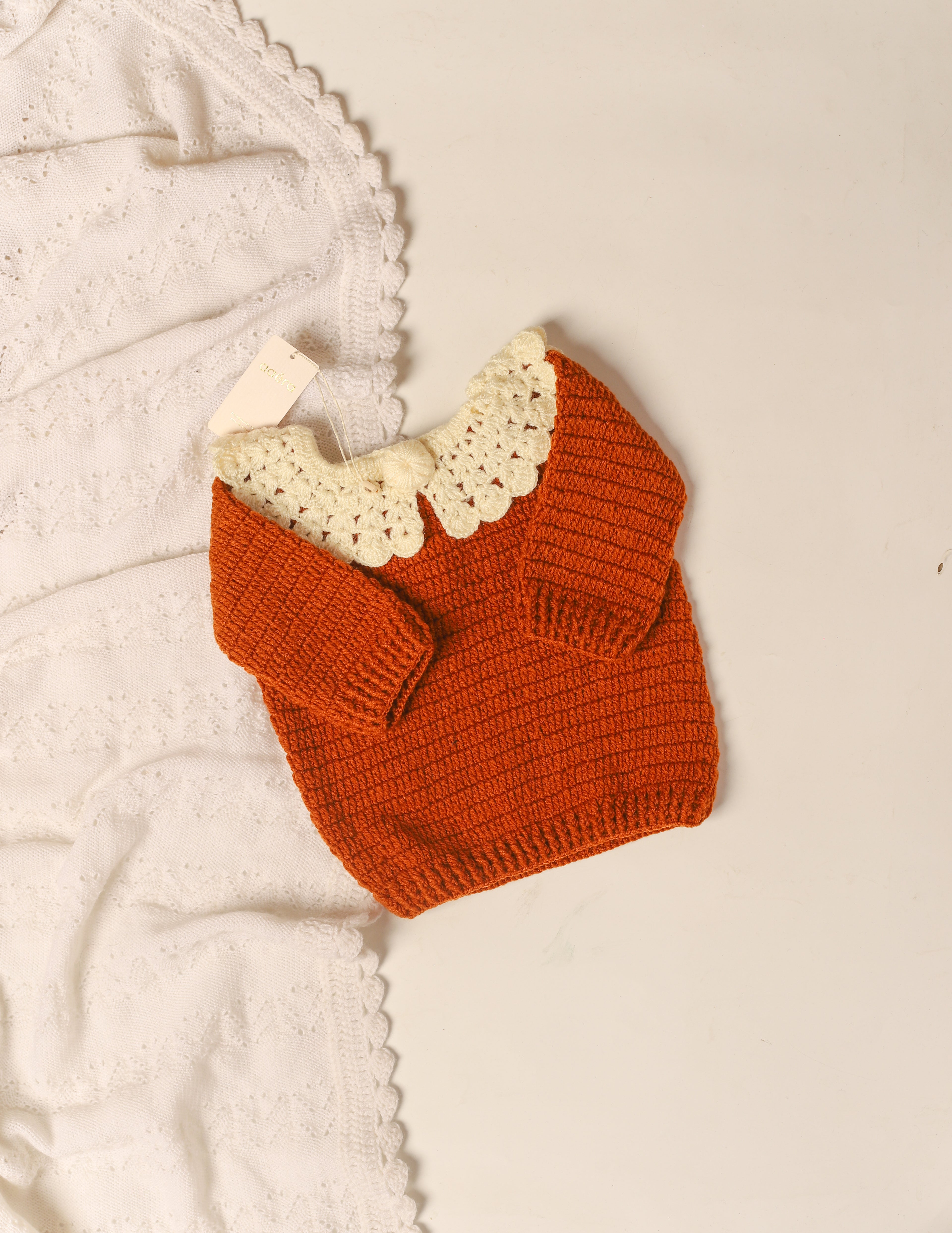 Frill Sweater - Mustard