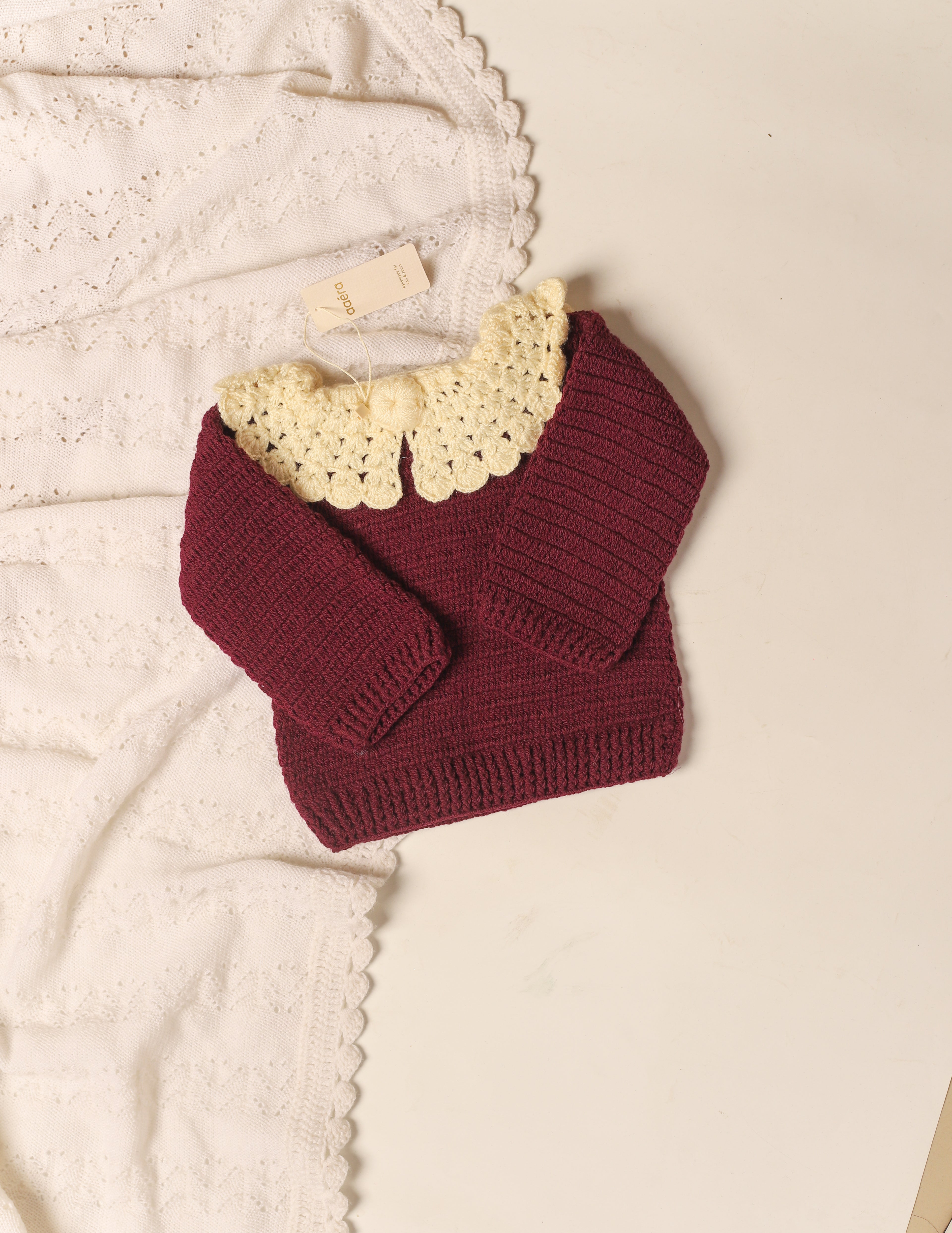 Frill Sweater - Bottle Green