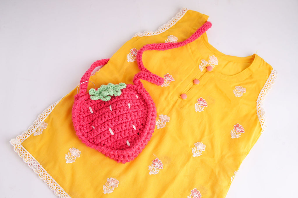 Strawberry Crochet Bag