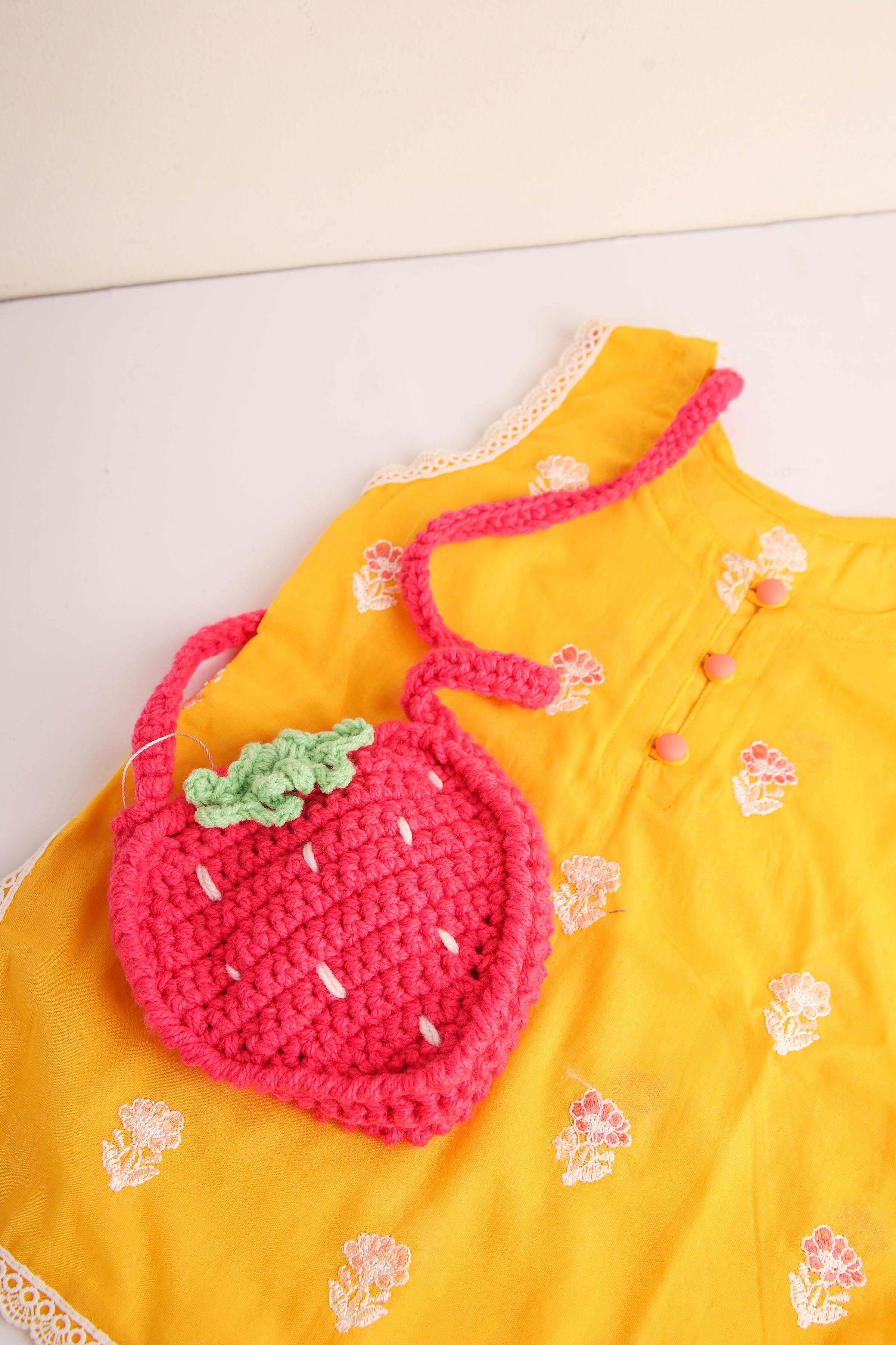 Strawberry Crochet Bag