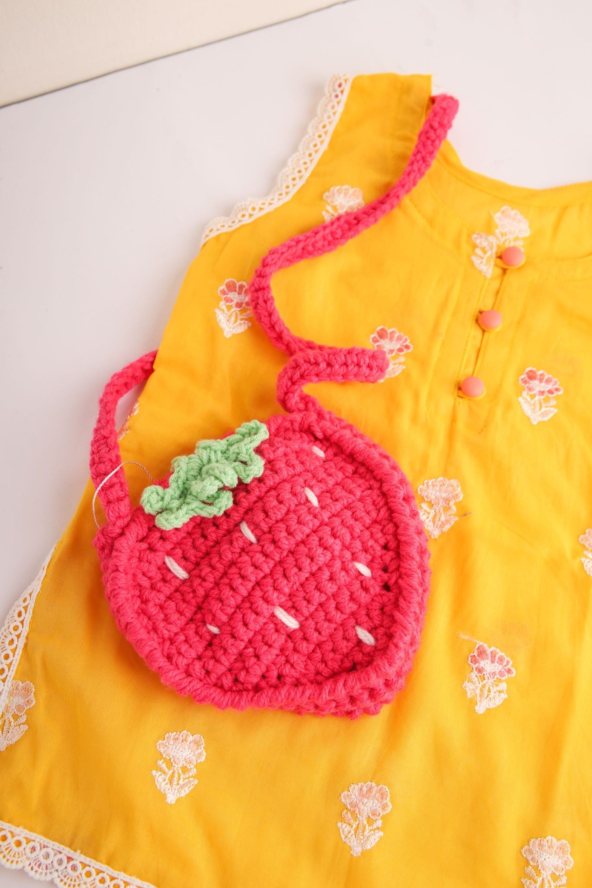 Strawberry Crochet Bag