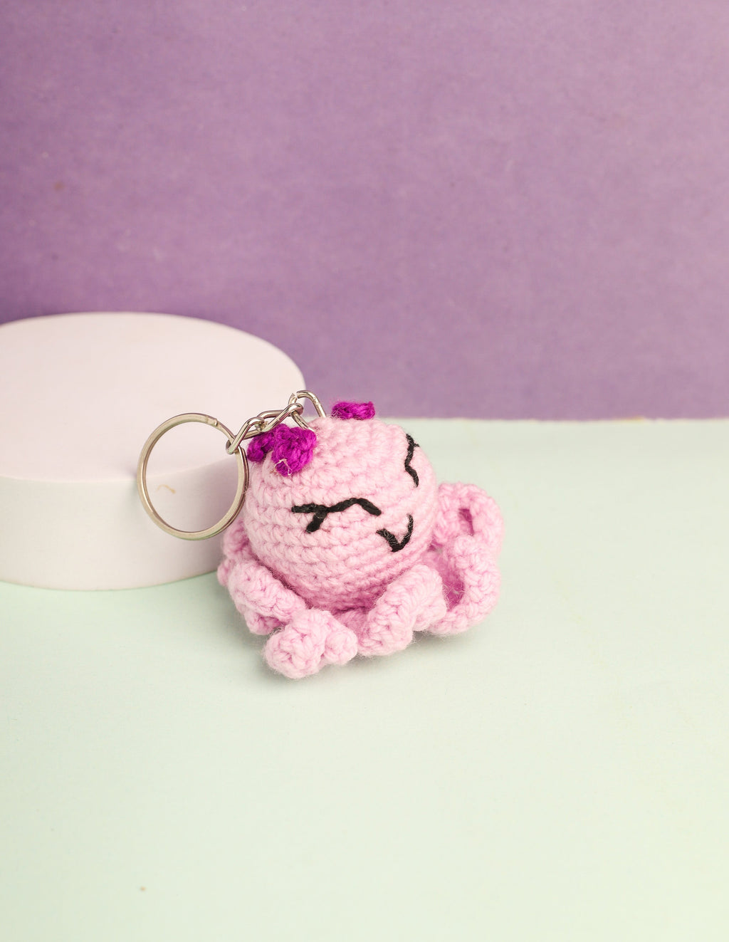 Happy Octopus Keychain
