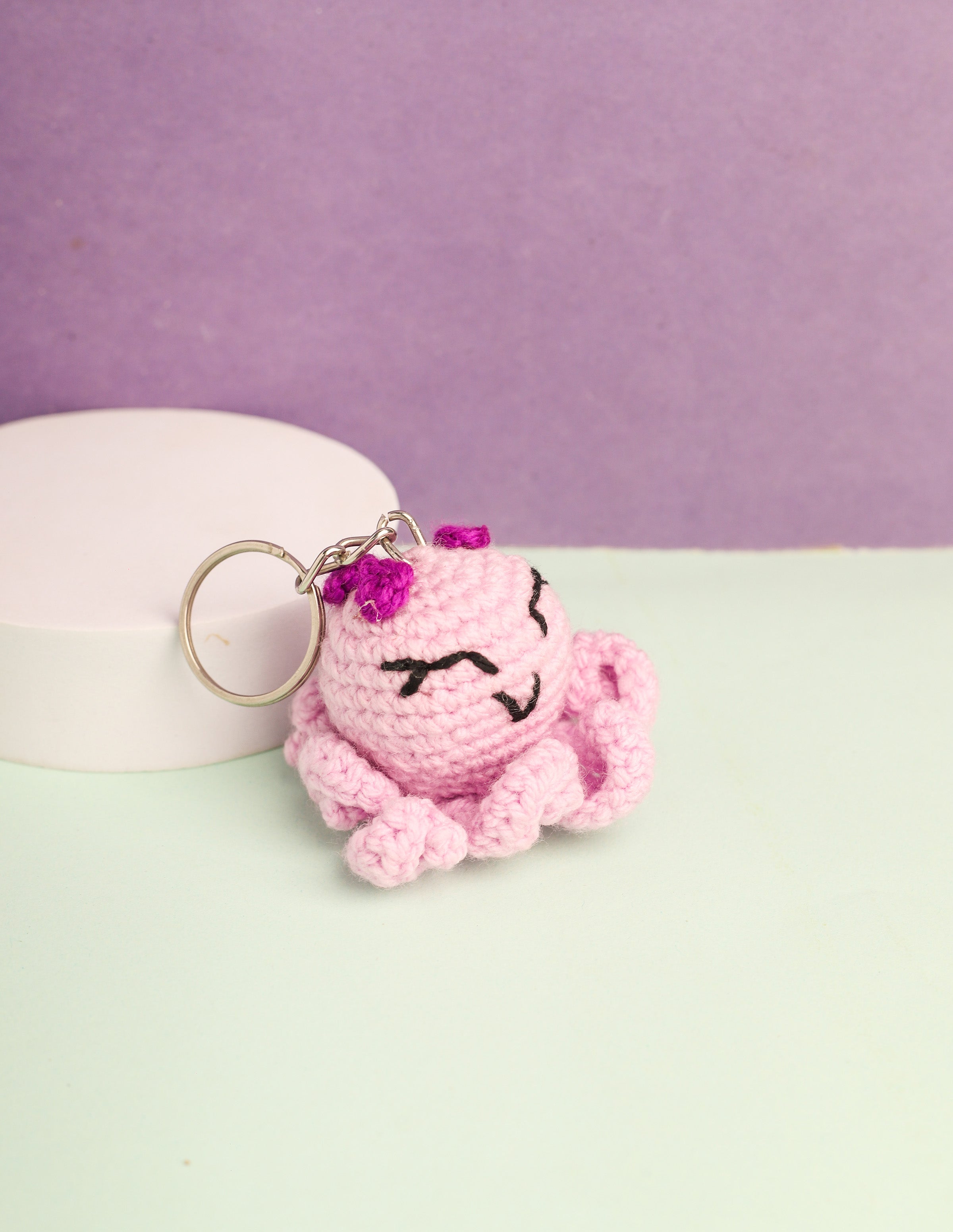 Happy Octopus Keychain