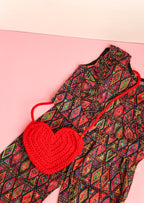 Heart Crochet Bag