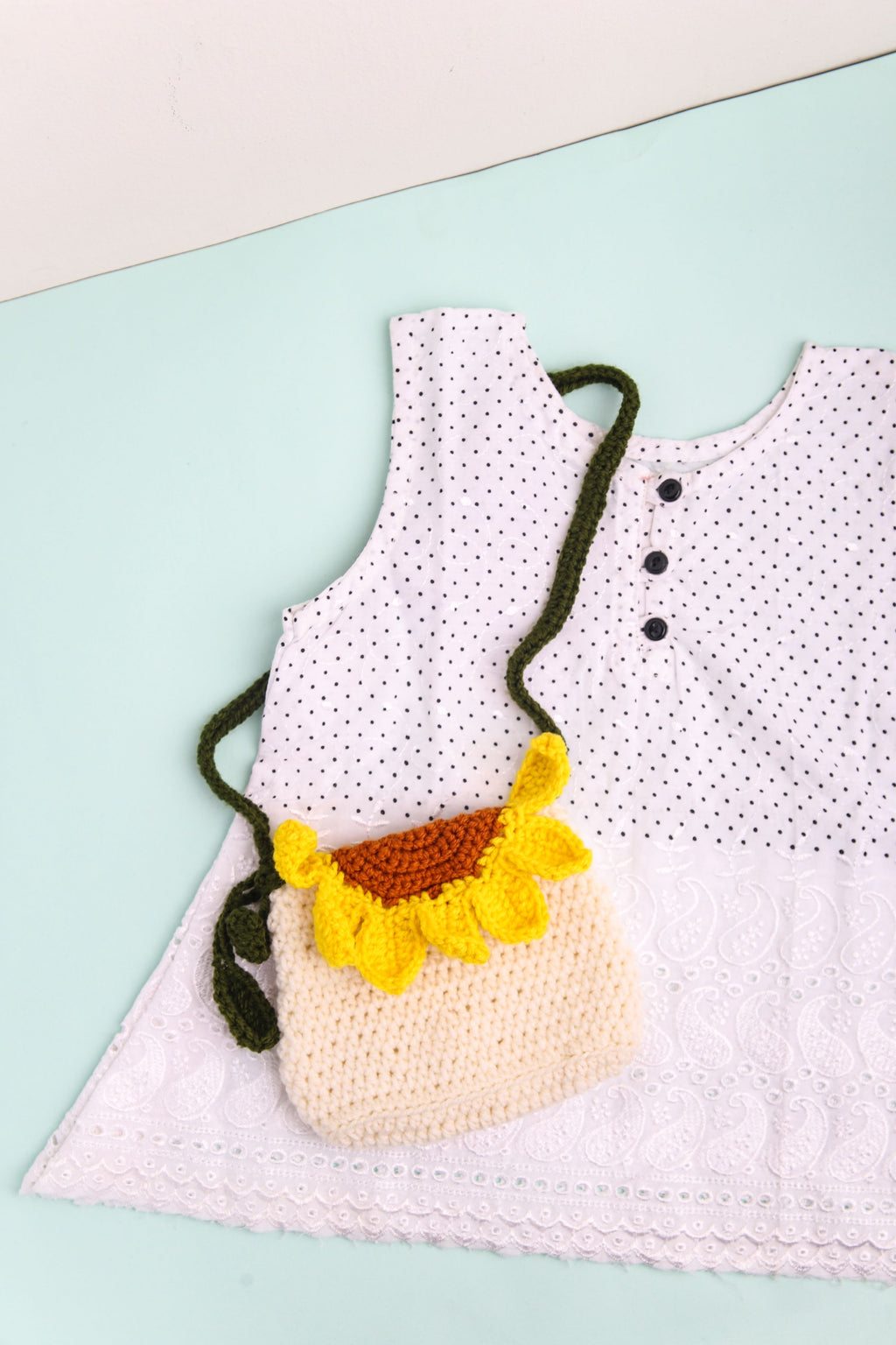 Sunflower Crochet Bag