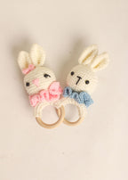 Bunny Crochet Baby Rattle